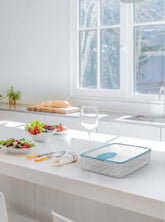 Biesse Set 5 Pcs Plastic Rectangular Food Storage and Preserving-Elmarket-homeappliances